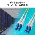 メガネ型光ファイバケーブル(シングル8.6μm、LC×2-LC×2、20m) 写真5