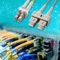 メガネ型光ファイバケーブル(マルチ50μm、LC×2-SC×2、2m) 写真5