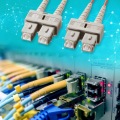 メガネ型光ファイバケーブル(マルチ50μm、SC×2-SC×2、10m) 写真5