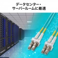 メガネ型光ファイバケーブル(マルチ50μmOM3、LC×2-LC×2、5m) 写真5