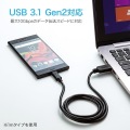 USB3.1Gen2TypeC-Aケーブル 写真5