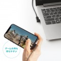 USB5Gbps Type-C延長ケーブル(L型・PD100W・0.5m) 写真5