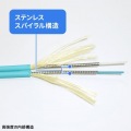 補強メガネ型光ファイバケーブル(マルチOM3、LC×2-LC×2、5m) 写真5