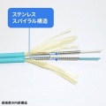 補強メガネ型光ファイバケーブル(マルチOM3、LC×2-SC×2、5m) 写真5