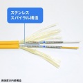 補強メガネ型光ファイバケーブル(シングルモード、LC×2-LC×2、1m) 写真5