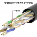 カテゴリ6Aより線LANケーブル(ピンク・10m) 写真5