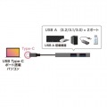 USB Type-C 2ポートスリムハブ 写真5