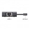 USB Type-Cハブ付き ギガビットLANアダプタ 写真5