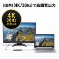HDMIポート付 USB Type-Cハブ 写真5