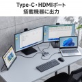 USB映像変換アダプタ(HDMI+USB C×2・3画面出力) 写真5
