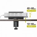 電源タップデスククランプ式回転型固定ホルダー 写真5