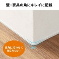 CAT7ウルトラフラットLANケーブル(5m、ホワイト) 写真5
