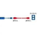 電源延長コード(3P･ブラック･5m) 写真5
