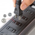スマホスタンド付きタップ 写真4
