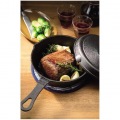 イシガキ産業 浅型 & 深型 スキレット 18cm & 網 の 3点セット 燻製 料理ができて、蓋 にもなる！ | スキレットセット フタ カバー 鉄 スキレットオーブン 写真5
