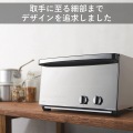 ミラーガラス オーブントースター TS-4047W 写真5