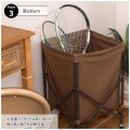 フォールディングバスケットワゴン MIP-74GY 写真5