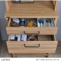 LAFIKA(ラフィカ)キッチンラック(ハイタイプ・60cm幅) ナチュラル 写真5