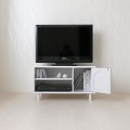 KAURA(カウラ)テレビボード(80cm幅) テレビ台 テレビボード ローボード 幅80 コンパクト おしゃれ シンプル テレビ 収納 ホワイト KA45-80L-WH 写真5