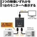 プリンストン Digizo 2ポートHDMI切換器 4K HDR@60fps 入出力双方向切替対応 【PS5/PS4 Pro/Nintendo Switch動作確認済】 写真5