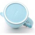 Forlife フォーライフ(FOR LIFE) ティーポット 陶器 530ml 3杯用 茶こし付き 食洗機対応 蓋が落ちない 片手で注げる ターコイズ 青 スタンプティーポット 309Trq 写真6