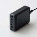 スマートフォン・タブレット用AC充電器/USB-A6ポート(おまかせ充電)/電源ケーブル1.5m/ブラック 写真6