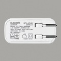 スマートフォン・タブレット用AC充電器/4.8A出力/USB-Aメス2ポート/おまかせ充電搭載/ホワイト 写真6