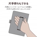 iPad 10.2 2019年モデル/フラップケース/ソフトレザー/360度回転/ブラック 写真6