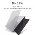 iPad 10.2 2019年モデル/ソフトケース/スマートカバー対応/クリア 写真6