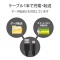 Lightningケーブル/準高耐久/アルミコネクタ/1.0m/ブラック 写真6
