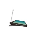 iPad 10.2インチ 第9/8/7世代 (2021/2020/2019年) ケース カバー 手帳型 フラップ ソフトレザー ApplePencil収納 スリープ対応 マグネット ブラック 写真6