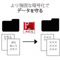 USBメモリ 128GB USB3.2(Gen1) 高速データ転送 スライド式 キャップなし ストラップホール付 グレー 写真6