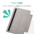 dtab Compact ドコモ d-42A ケース カバー レザー フラップ ブラック 薄型 軽量 背面クリア 画面保護 写真6