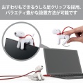 WEBカメラ PCカメラ 高画質 200万画素 マイク内蔵 ホワイト 犬型 アニマル かわいい ウェブカメラ テレワーク ビデオ会議 写真6