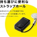 USBメモリ USB3.2(Gen1) 小型 高速データ転送 キャップ ストラップホール付 データ消去防止ソフト 32GB ブラック 写真6