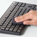 キーボード ワイヤレス マウス付 無線 USB 抗菌 薄型 ミニキーボード ワイヤレスキーボード メンブレン式 ブラック 写真6