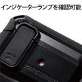 AirPods Proケース ZEROSHOCK Lock 耐衝撃 TPU ポリカーボネート アルミ合金 カラビナ付き ブラック 写真6