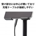 タブレットスタンド スマホスタンド 卓上 置き型 4.7?12.9インチ スマホ タブレット テレワーク オンライン學習 ブラック タブレットホルダー スマホホルダー 写真6