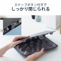 足つぼマット B5サイズ ブック型 折り畳み可 耐荷重約80kg ツボ押し デスクワーク グレー 写真6