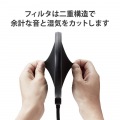 ポップガード ポップブロッカー クランプ式 フレキシブルアーム ブラック 写真6