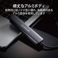 Type-C ドッキングステーション/アルミボディ/USB3.1 Gen1×3ポート/HDMI×1ポート/LANポート付/シルバー 写真6