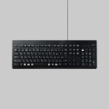 キーボード 有線 USB-A 洗える(IPX5) メンブレン テンキー付き 高耐久設計 抗菌 【Windows11 mac Chrome】対応 ブラック 写真6