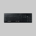 キーボード 無線 (2.4GHz) ワイヤレス USB-A 洗える(IPX5) メンブレン 高耐久設計 抗菌 【Windows11 mac Chrome】対応 ブラック 写真6
