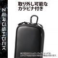 スマホポーチ 1台収納 Lサイズ 3Way ( 腰ベルトループ ショルダーベルトループ カラビナフック ) 衝撃吸収 ZEROSHOCK ブラック 写真6