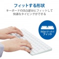 キーボードカバー Apple Touch ID搭載 Magic Keyboard (JIS) 対応 抗菌 防塵 クリア 写真6