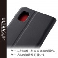 AQUOS wish2 ソフトレザーケース 薄型 磁石付き 写真6