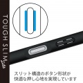 Xperia 10 IV/ケース/フレームカラー/背面クリア/ブラック 写真6