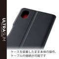 Xperia Ace III ソフトレザーケース 薄型 磁石付き 写真6
