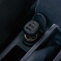 シガーチャージャー/USB Power Delivery18W+18W/Type-C×1/USB-A×2/ブラック 写真6