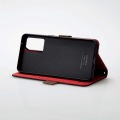 OPPO Reno7 A(OPG04)/レザーケース/手帳型/ステッチ/耐衝撃/磁石付き/ブラック 写真6